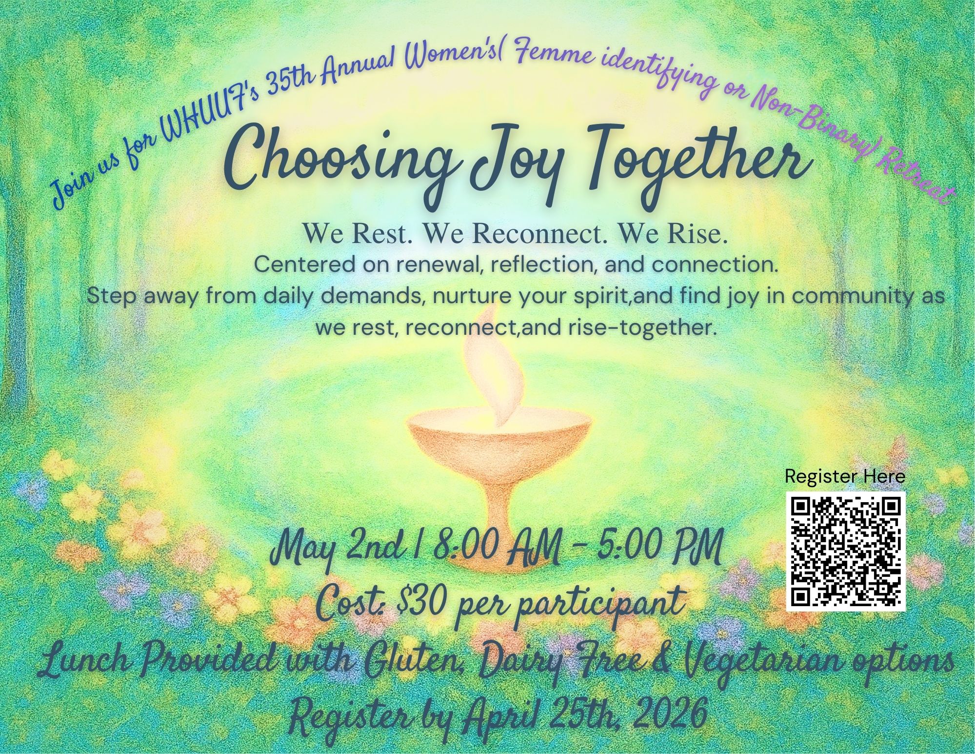 WHUUF’s 35th Annual Women/Femme identifying, Non-Binary Retreat