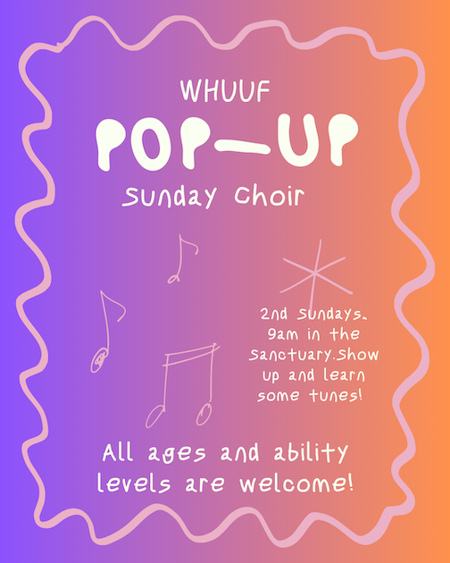 Pop Up Choir!